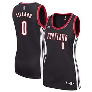 NWOT NBA Portland Blazers Lillard women's jersey